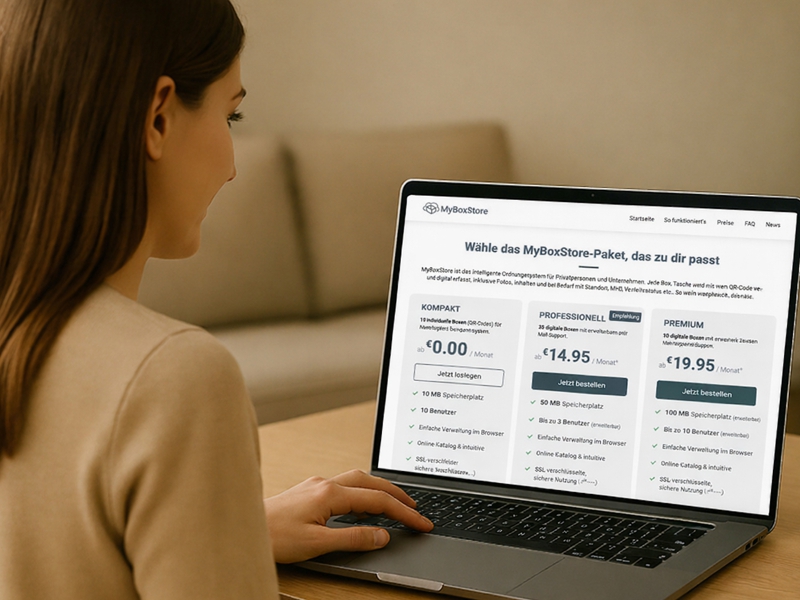 Das richtige Paket auswählen